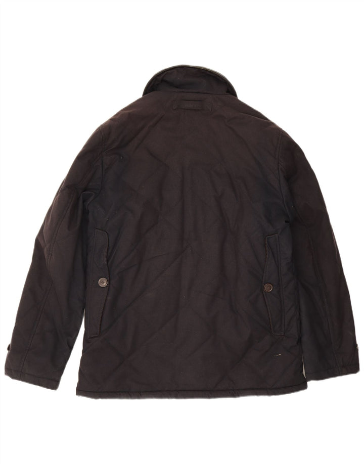 Jaqueta utilitária masculina acolchoada Gant UK 38 azul marinho médio