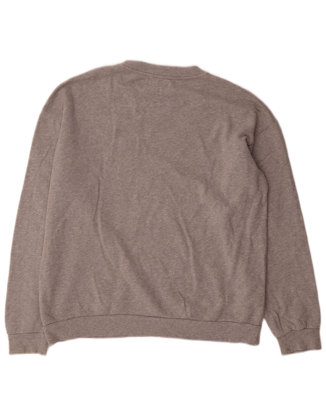 Zara moletom masculino jumper grande algodão manchado cinza