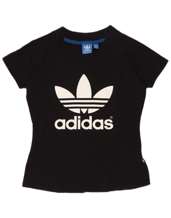 Camiseta Adidas Feminina Graphic Top UK 10 Pequena Preto