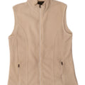Eddie Bauer Womens Fleece Gilet UK 10 Pequeno Off White