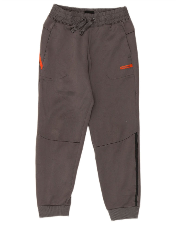 Russell Athletic Boys Calças de treino Joggers 7-8 anos cinza médio