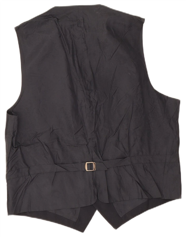 Colete masculino Angelico IT 54 2XL lã virgem preta