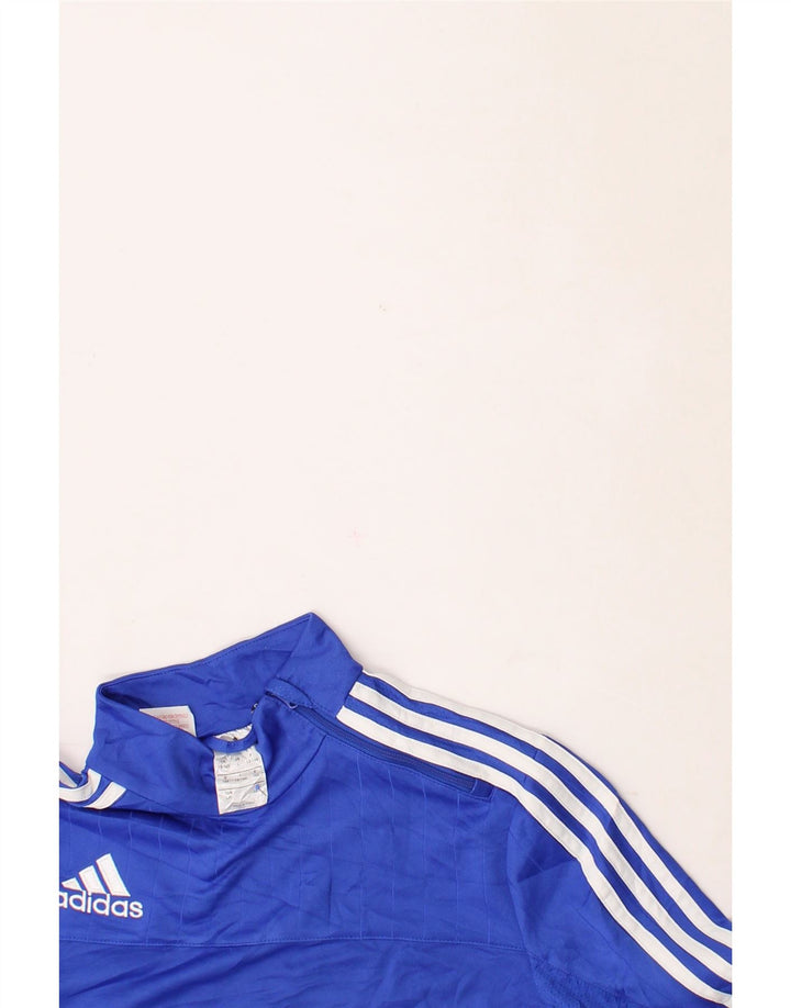 ADIDAS Boys Climacool Pullover Tracksuit Top 13-14 Years  Blue Sports Vintage Adidas and Second-Hand Adidas from Messina Hembry 