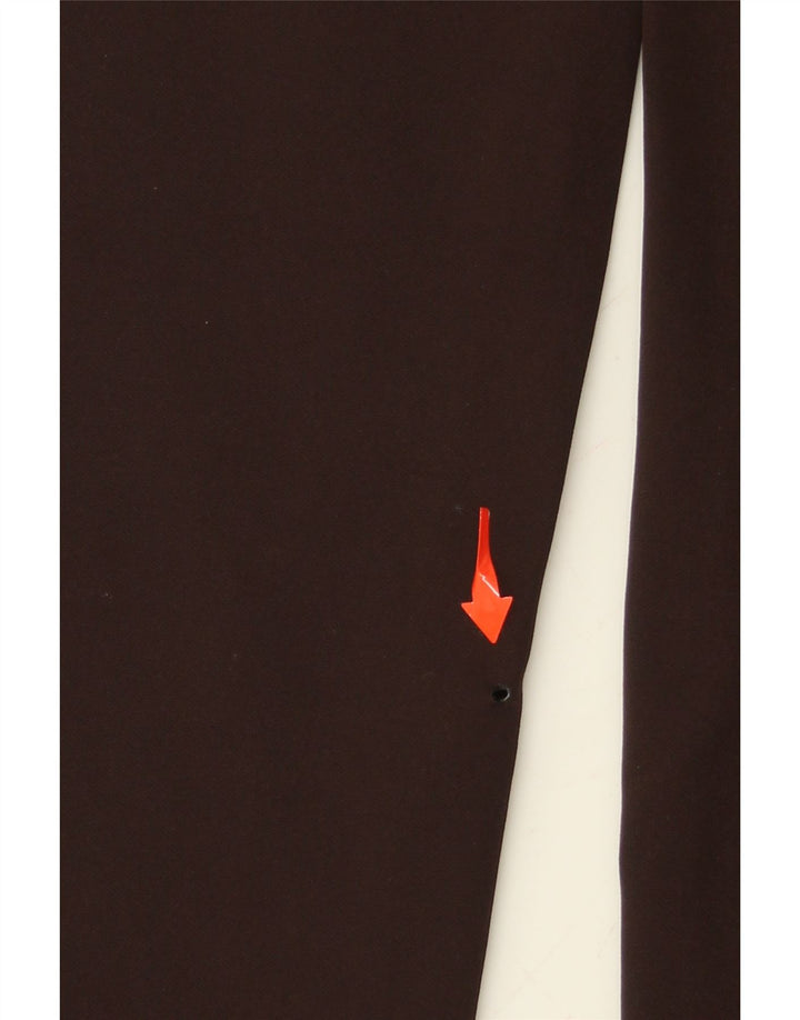 ROCCOBAROCCO Womens Straight Casual Trousers W31 L29 Brown Polyamide Vintage Roccobarocco and Second-Hand Roccobarocco from Messina Hembry 