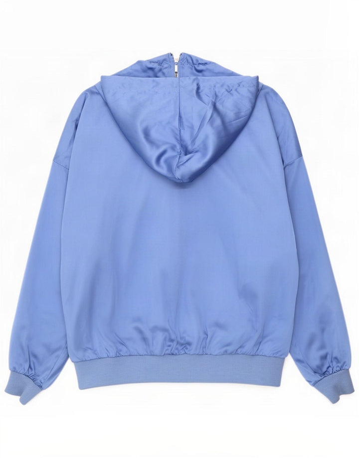 Danza Pulôver feminino oversized agasalho top jaqueta Reino Unido 14 azul médio