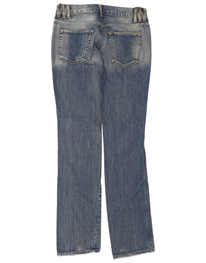 Diesel Calça Jeans Feminina Loopy Rasgada Slim W29 L34 Azul