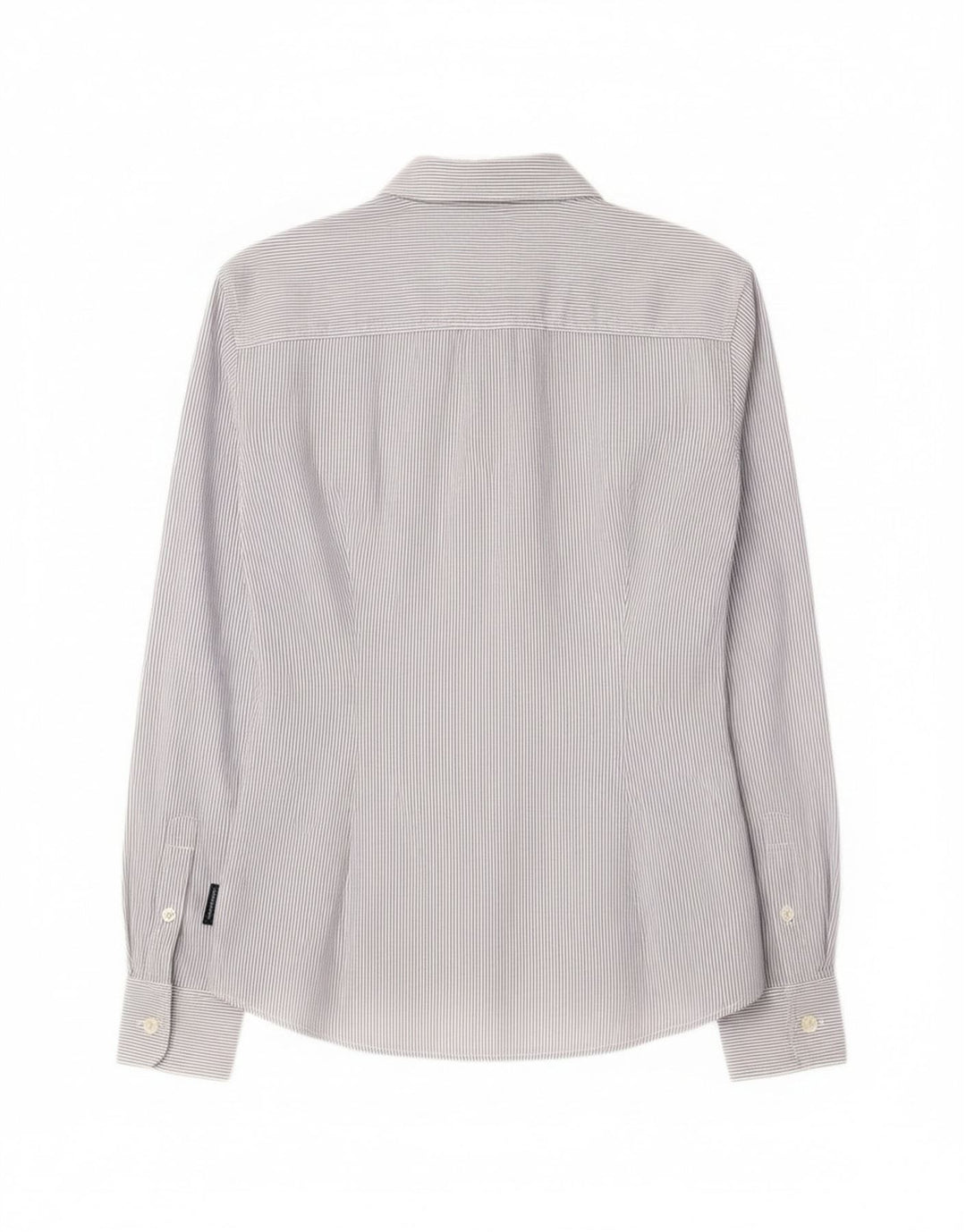 Camisa feminina North Sails UK 10 algodão listrado azul pequeno