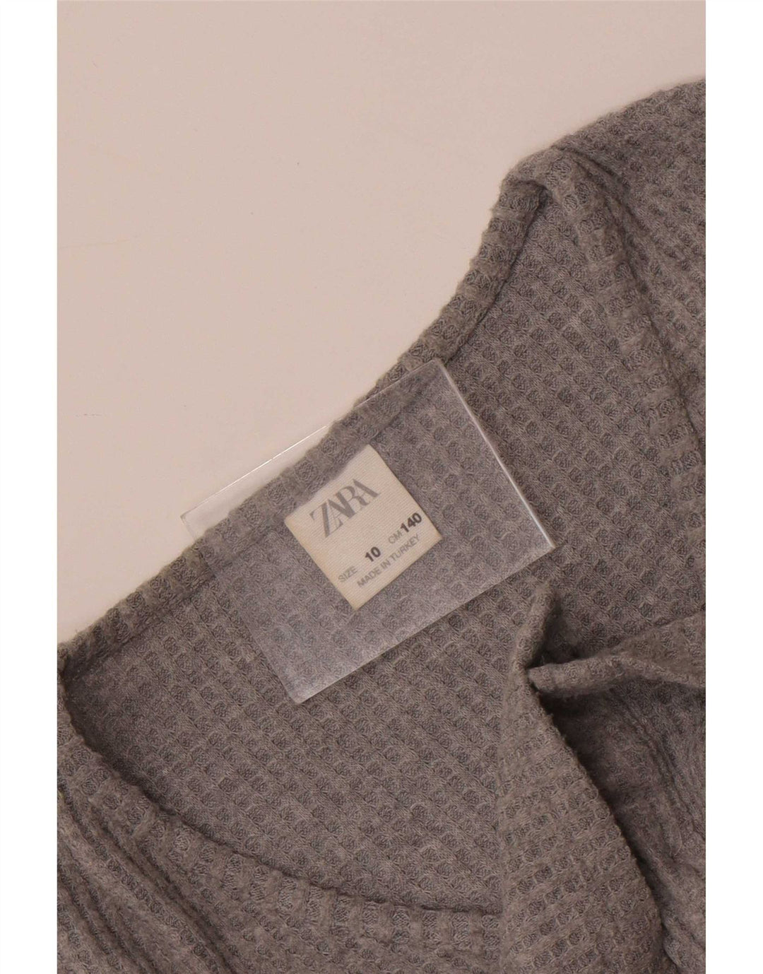 Zara Girls Crop Top 9-10 Anos Cinza