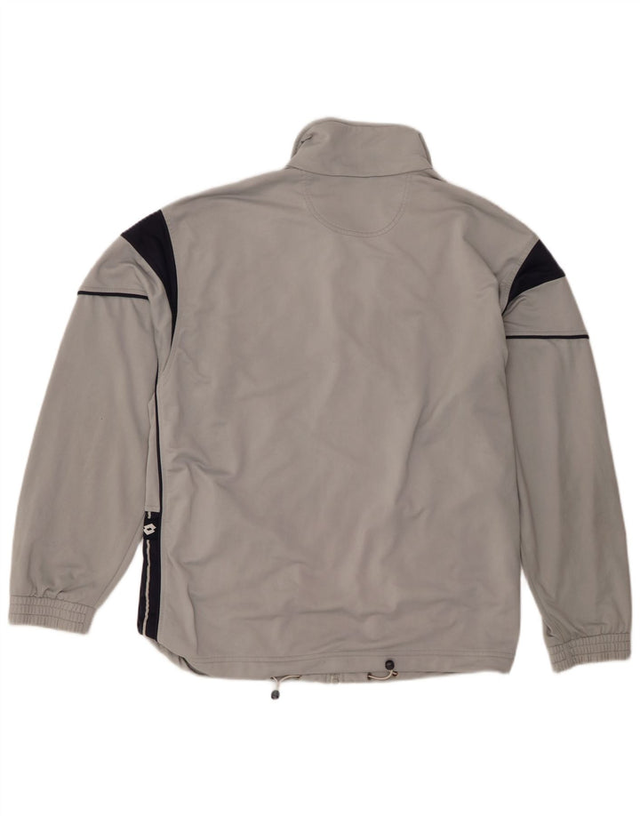 Lotto Mens Treino Top Jacket XL Cinza Colorblock