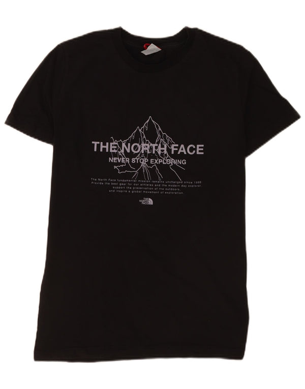 Camiseta The North Face Boys Regular Graphic Top 13-14 Anos XL Algodão Preto