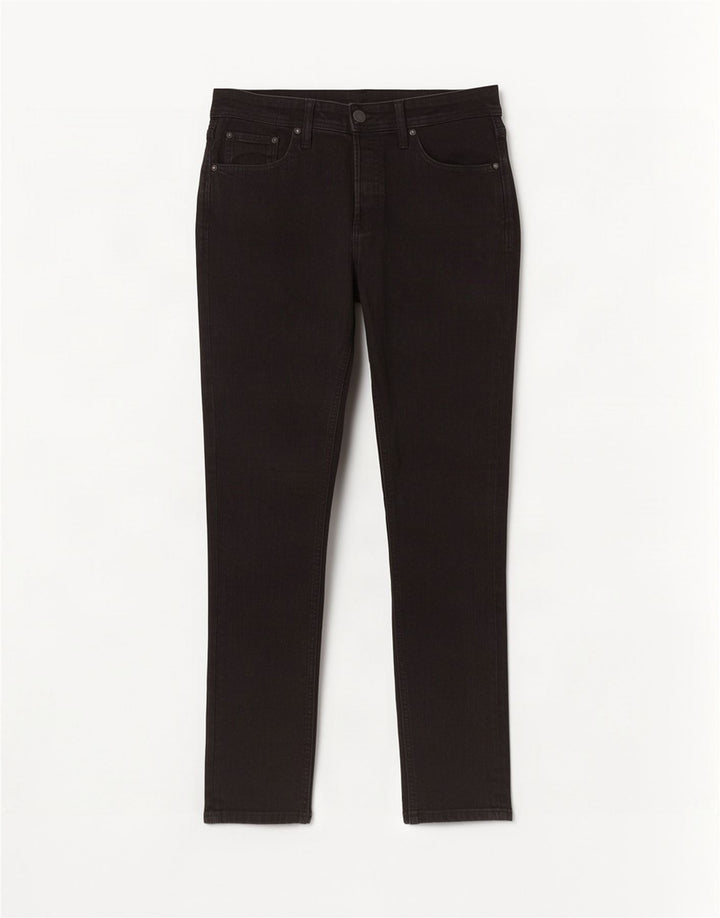 Jack & Jones Masculino GLENN Slim Jeans W33 L34 Algodão Preto