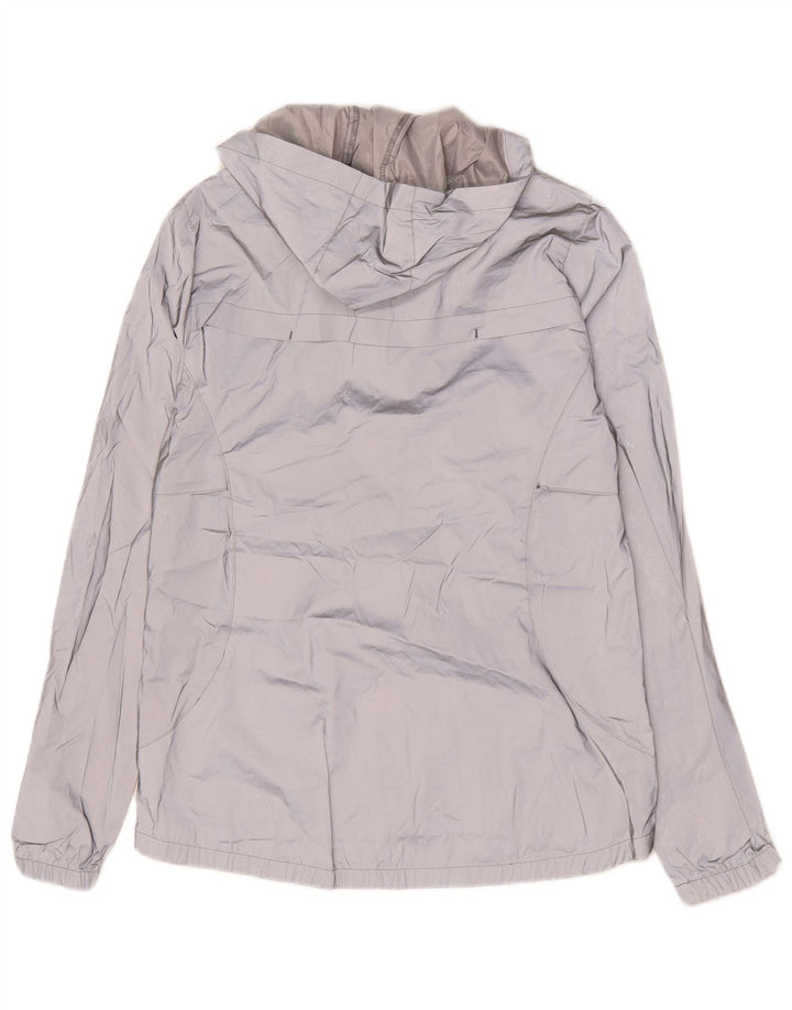 Jaqueta de chuva com capuz para mulheres Mountain Warehouse Poliéster roxo médio Reino Unido 12