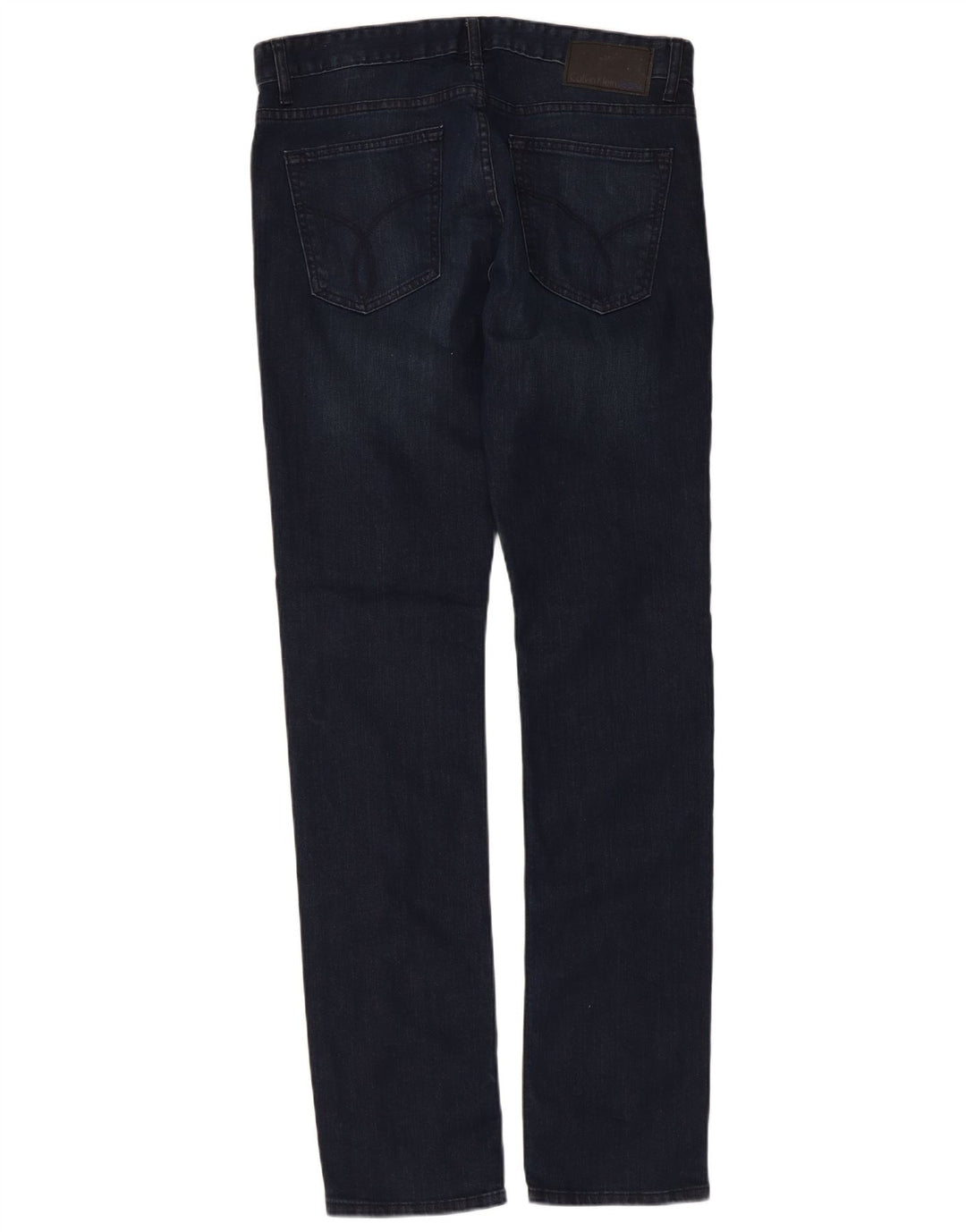 Calvin Klein Jeans Slim Feminino W32 L34 Azul Marinho Algodão