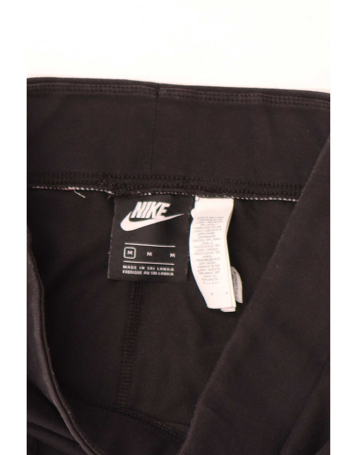 Nike Womens Graphic Leggings UK 12 Medium Black