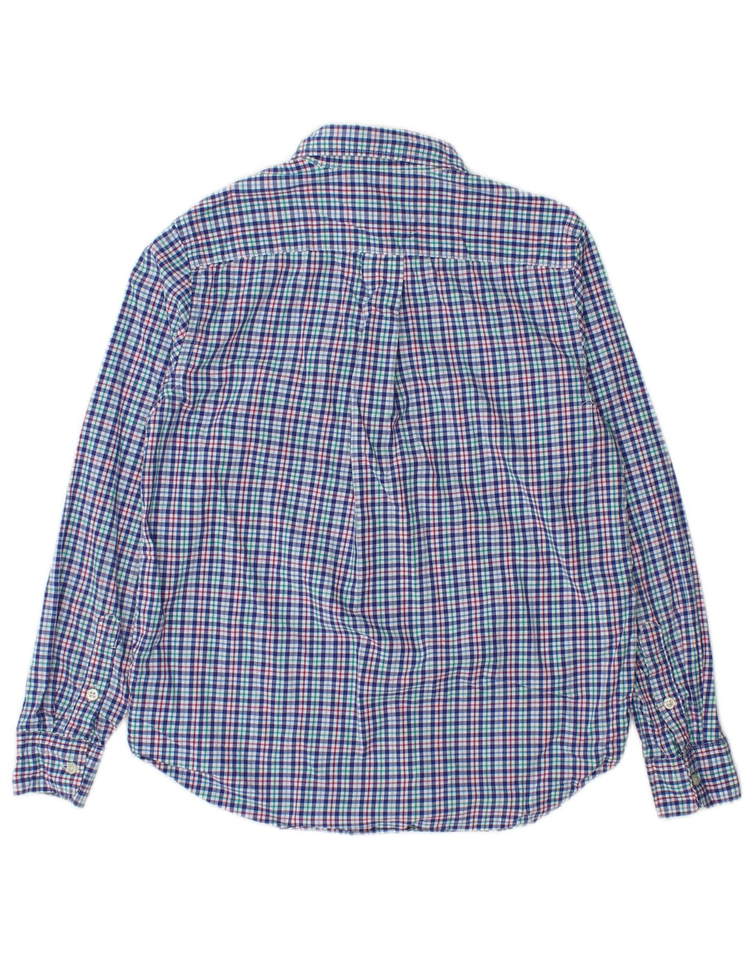 Camisa masculina Ralph Lauren 13-14 anos algodão guingão azul