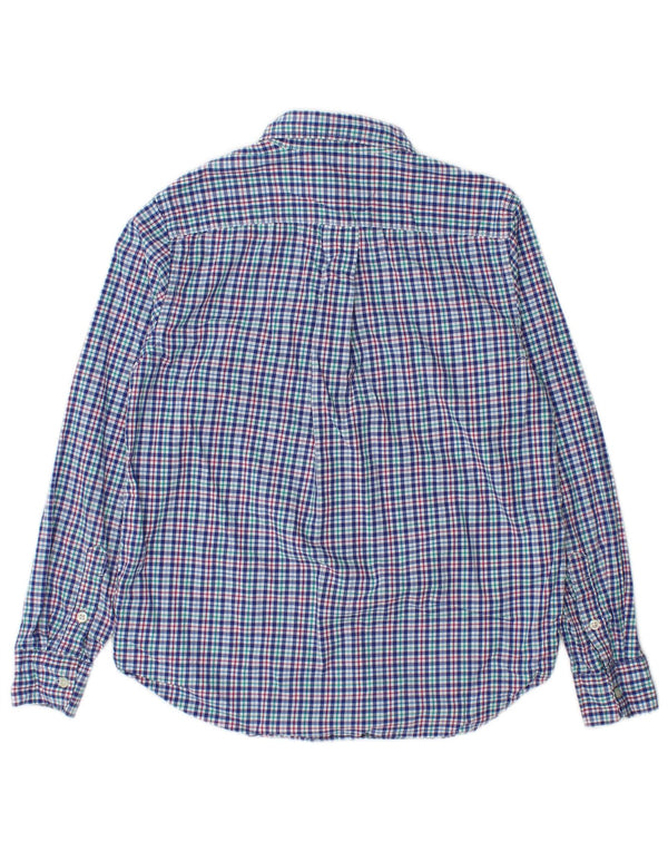 Camisa masculina Ralph Lauren 13-14 anos algodão guingão azul