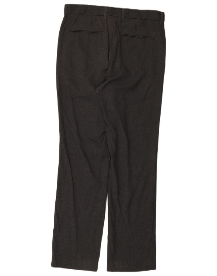 Calça masculina MOSSIMO Slim Fit W30 L30 poliéster cinza