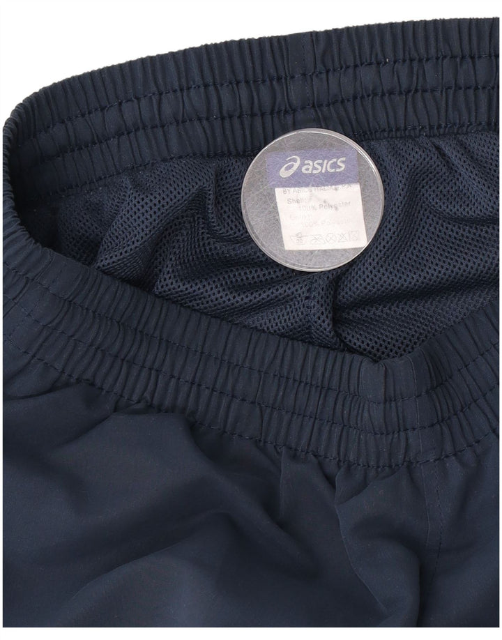 Calça de treino masculina Asics poliéster azul marinho médio