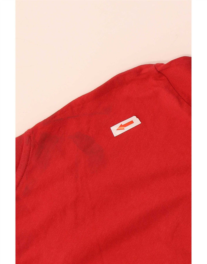 Camiseta gráfica masculina Champion Top Médio Vermelho