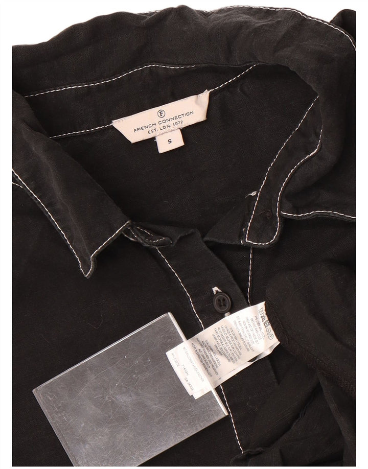 Vestido feminino grande da French Connection Reino Unido 10 pequeno preto