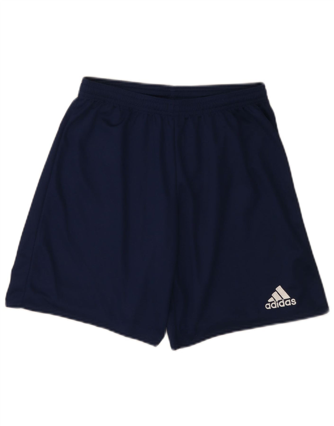 Shorts esportivos masculinos Adidas Aeroready pequenos poliéster azul marinho