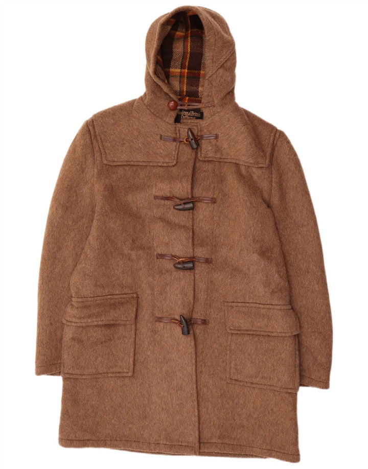 THE BRITISH DUFFLE CO Casaco Duffle feminino grande Reino Unido 16 Grande Marrom