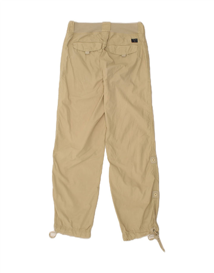 WOOLRICH Womens Straight Casual Trousers W29 L32 Beige Cotton Vintage Woolrich and Second-Hand Woolrich from Messina Hembry 