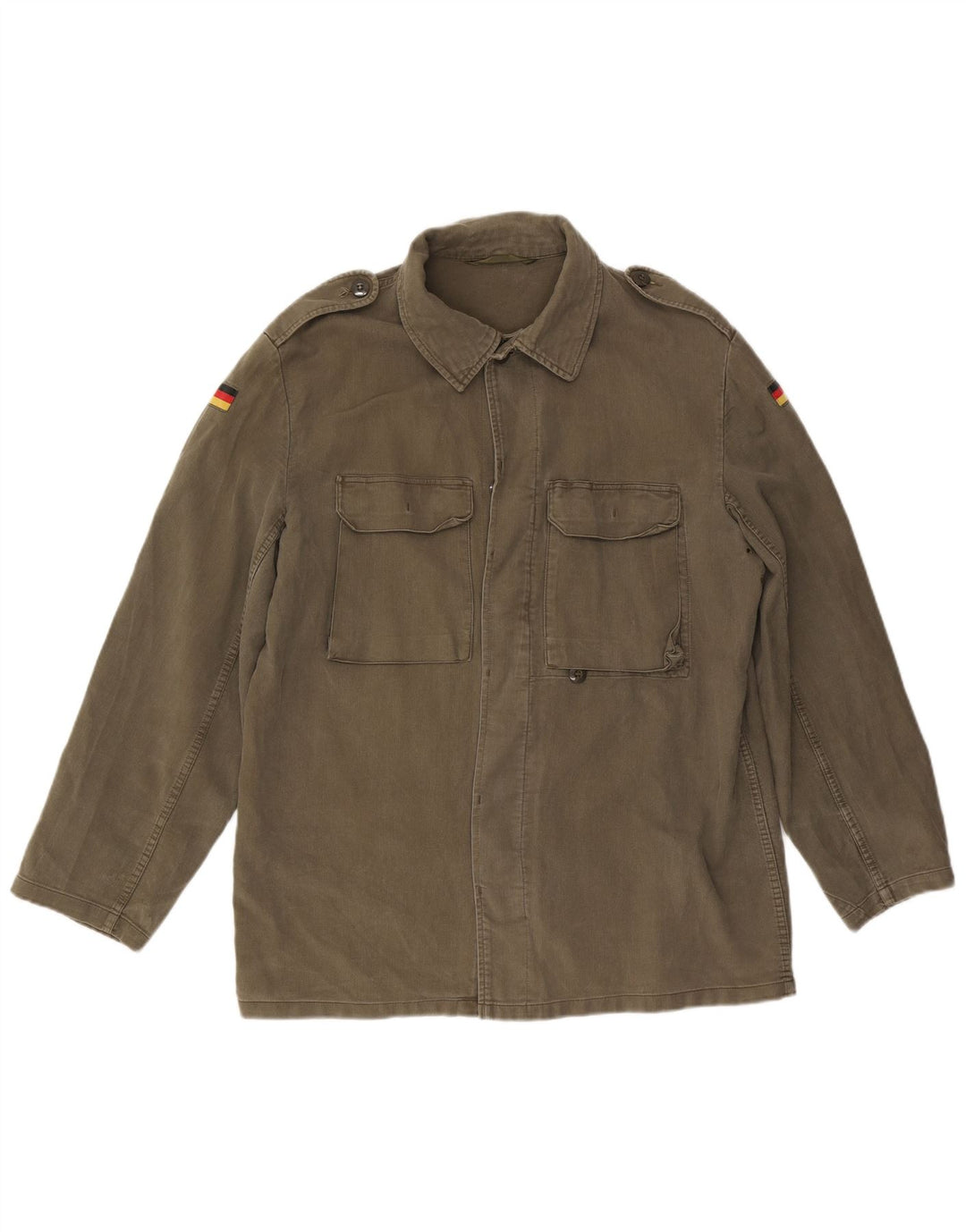 Jaqueta militar masculina vintage UK 40 grande exército verde