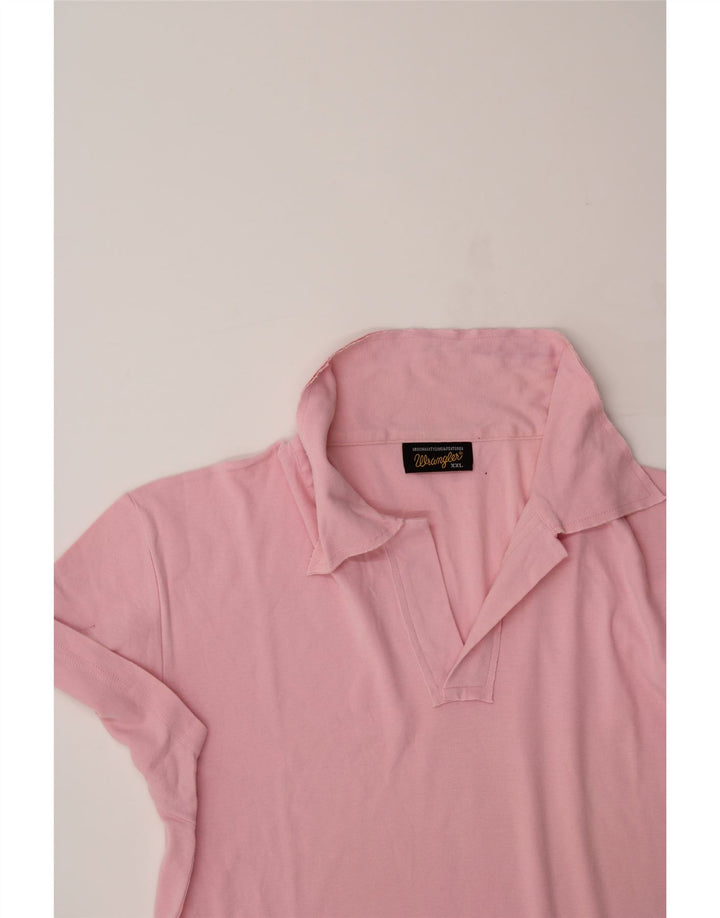 WRANGLER Womens Polo Shirt UK 20 2XL Pink Cotton Vintage Wrangler and Second-Hand Wrangler from Messina Hembry 