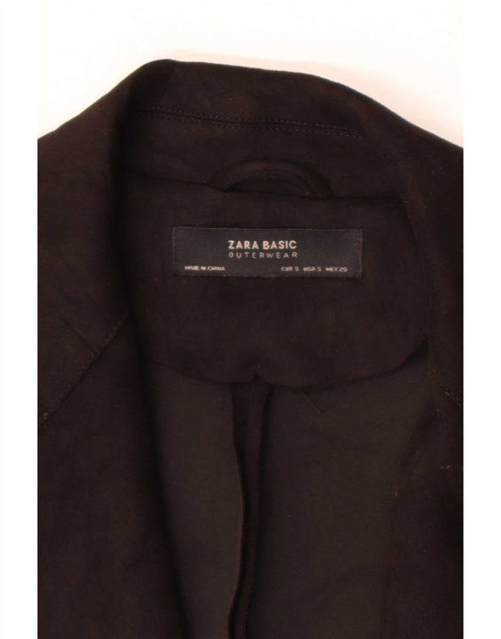 Sobretudo feminino Zara UK 10 pequeno preto