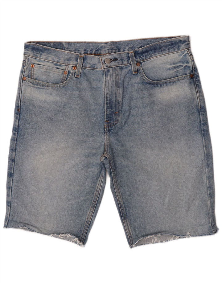 Shorts jeans masculino 511 Levi's W36 grande azul algodão