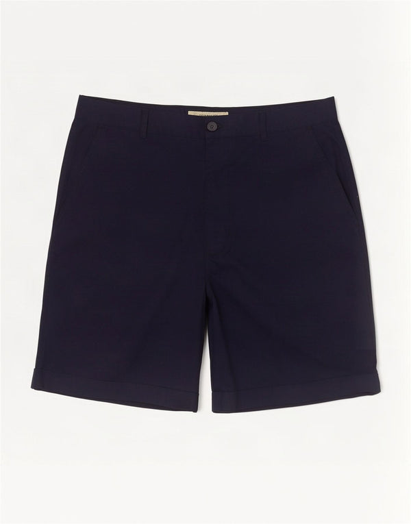 Shorts Chino Masculino Vintage IT 50 Grande W34 Azul Marinho Algodão