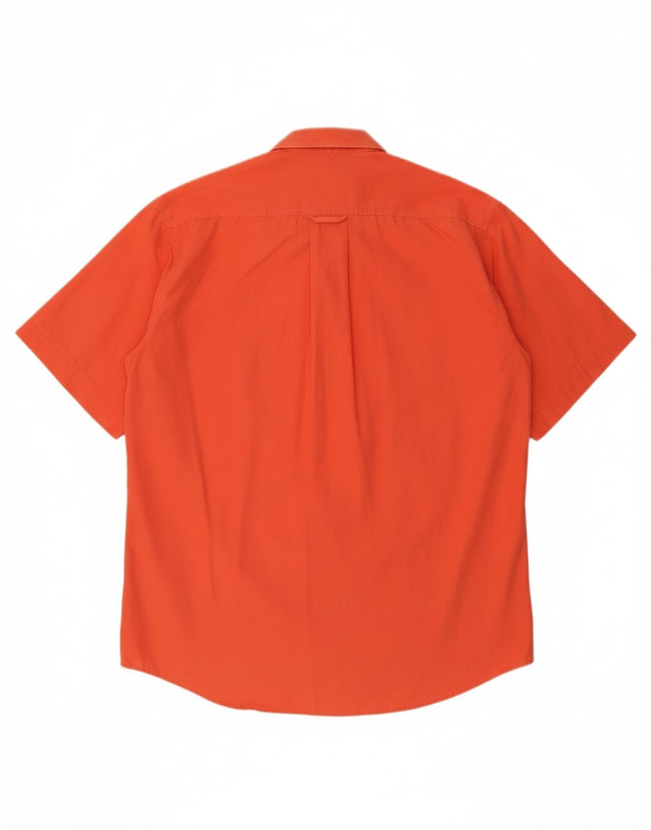 Camisa masculina de manga curta LEVI'S pequena laranja algodão