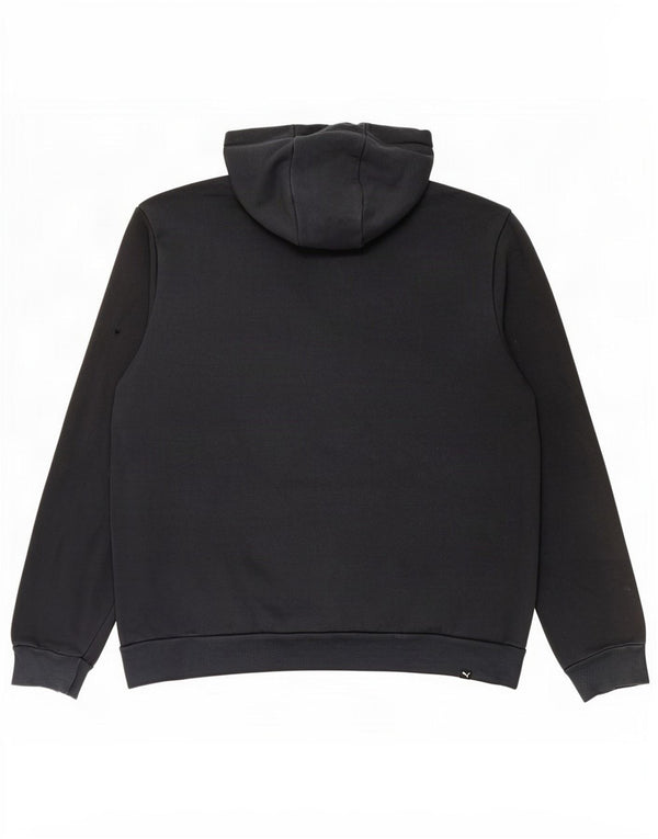 Puma masculino gráfico moletom com capuz XL preto algodão