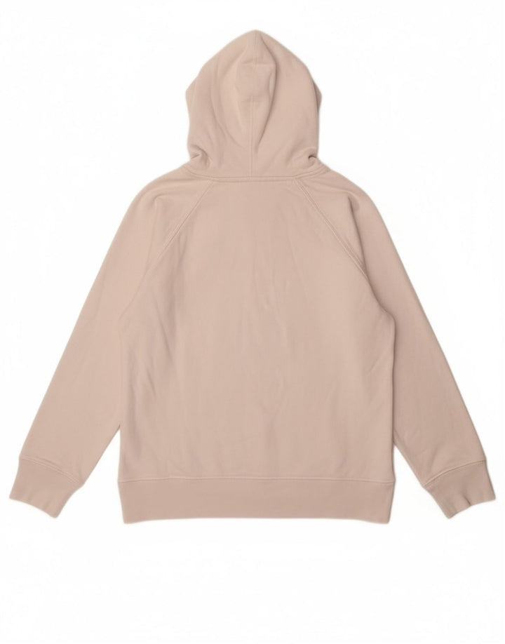 Suéter feminino com capuz gráfico LEVI'S UK 2 2XS algodão branco