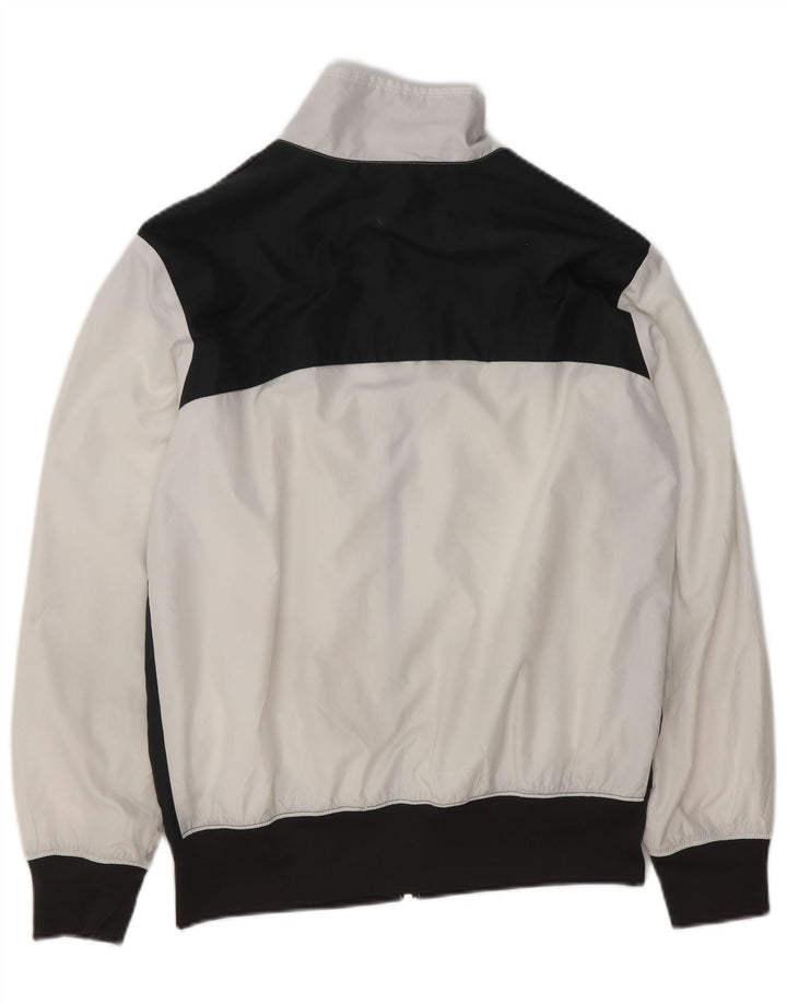 Nike Mens Tracksuit Top Jacket Pequeno Poliéster Branco Colourblock