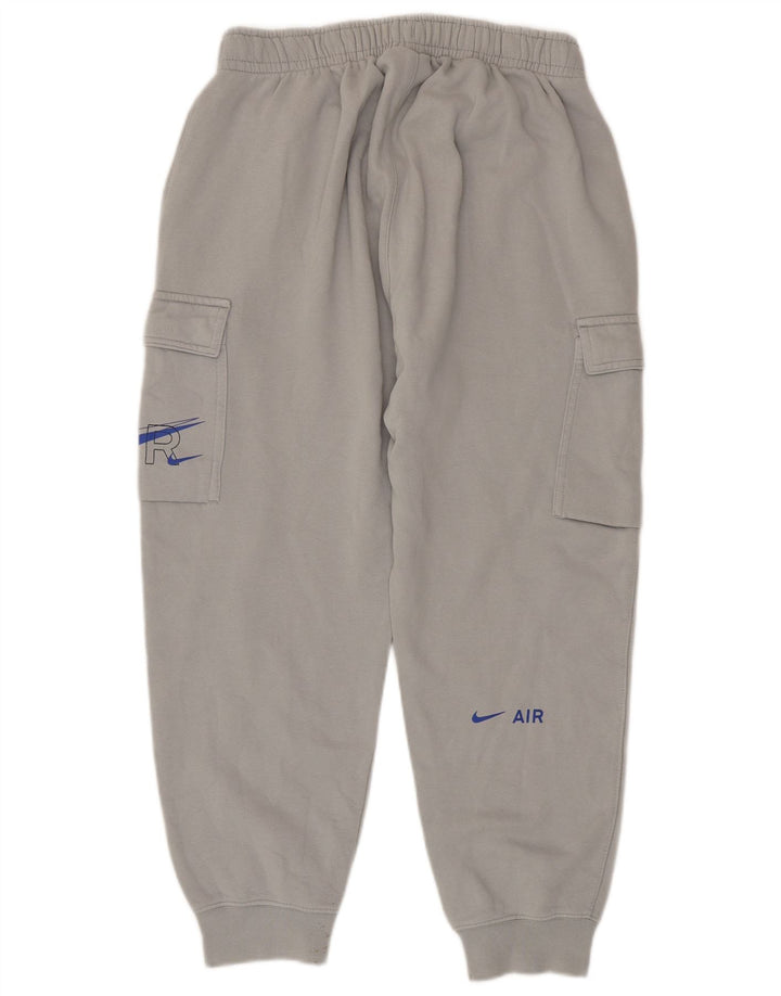 Calça esportiva masculina Nike Cargo Crop joggers algodão cinza médio