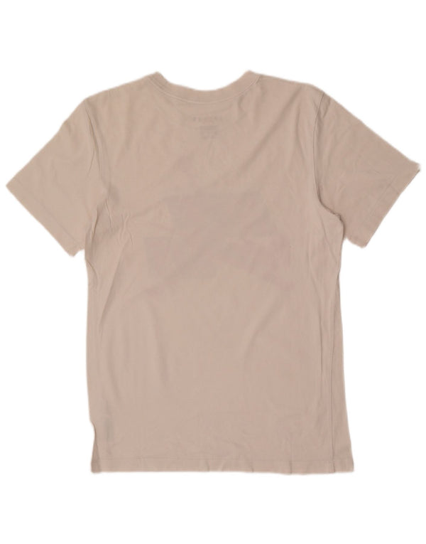 Camiseta masculina Jordan Standard Fit gráfica top pequeno algodão branco