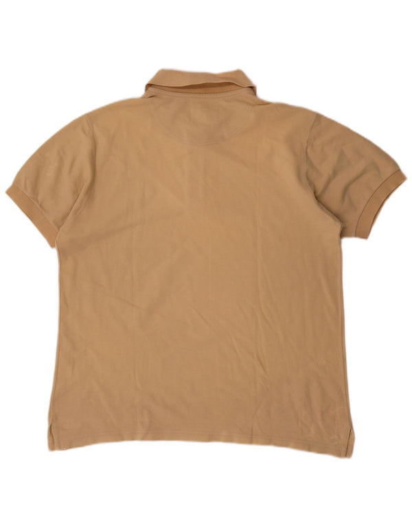 Camisa polo masculina Murphy & Nye regular fit grande algodão bege