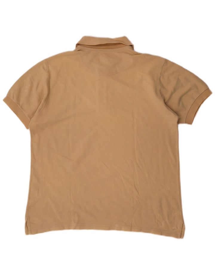 Camisa polo masculina Murphy & Nye regular fit grande algodão bege