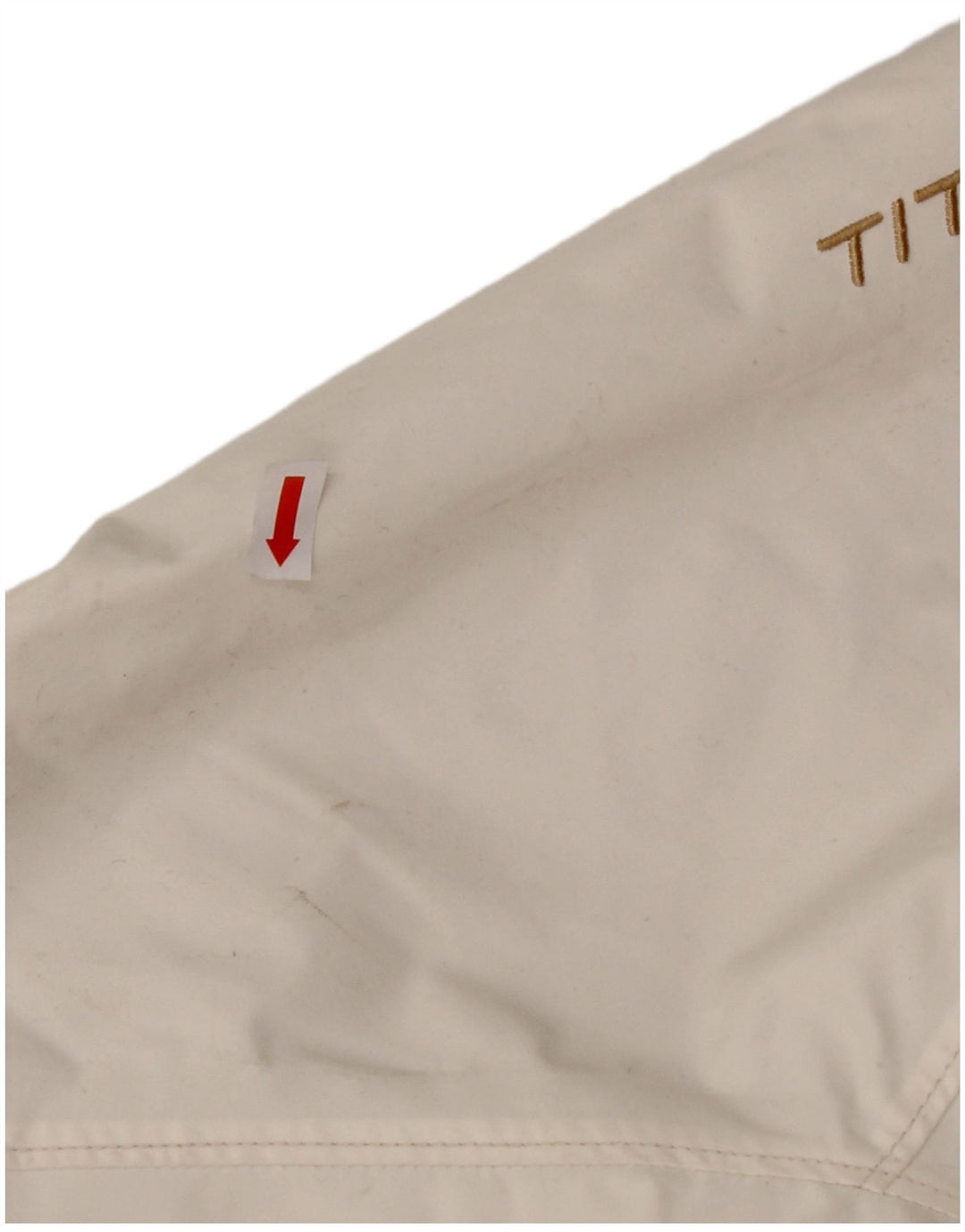 Jaqueta corta-vento feminina COLUMBIA Titanium UK 16 grande bloco colorido branco