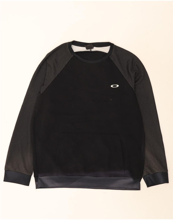 Oakley Mens moletom Jumper XL preto manchado
