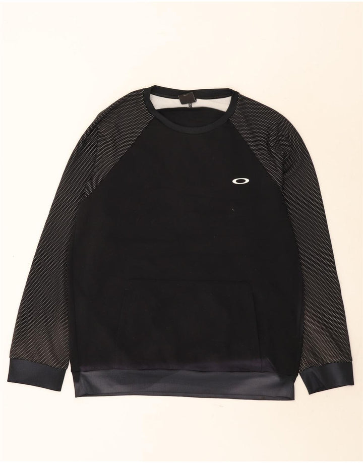 Oakley Mens moletom Jumper XL preto manchado