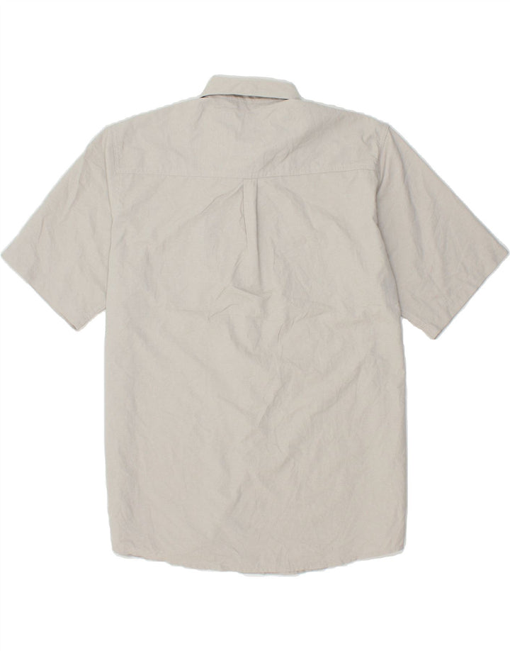 Camisa masculina de manga curta WRANGLER poliéster cinza grande