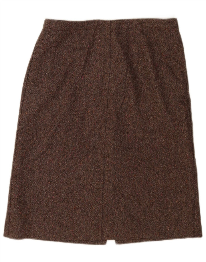 J. Crew Saia Midi Feminina W28 Marrom Médio Salpicado