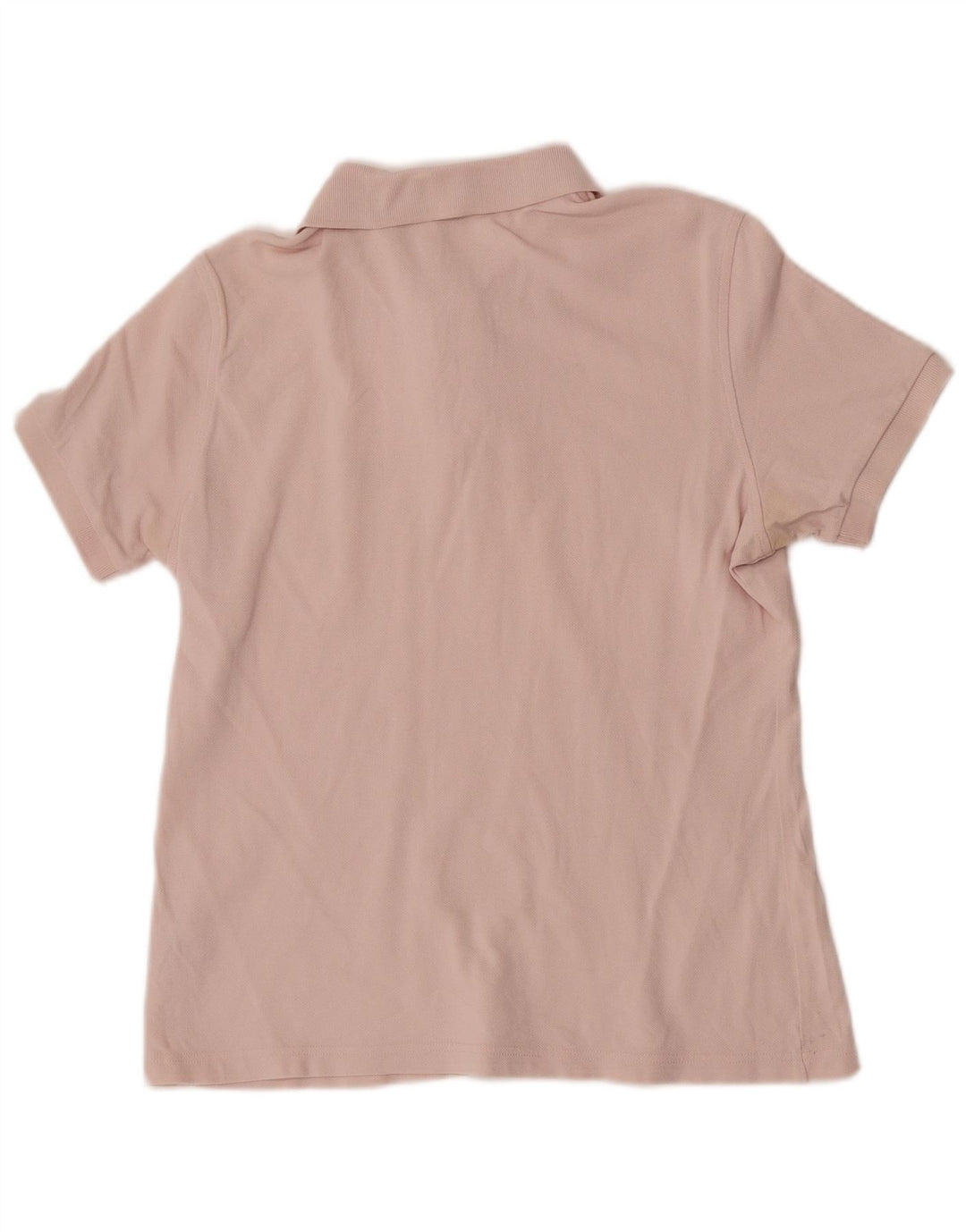 Camisa polo feminina Burberry UK 16 grande algodão rosa