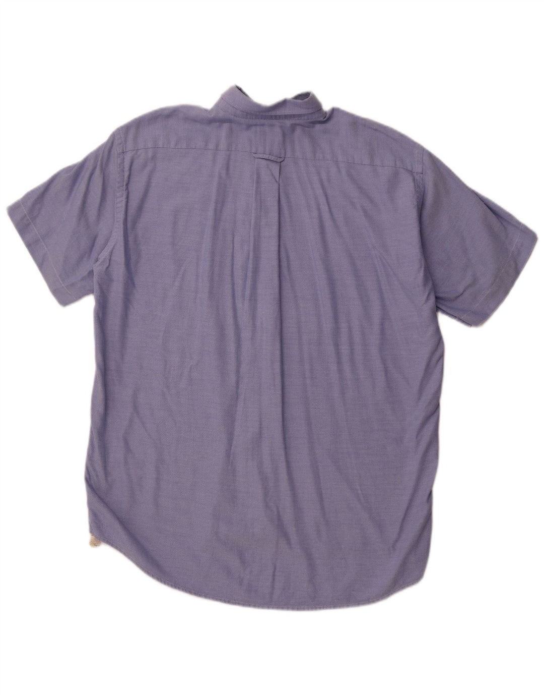 Camisa masculina de manga curta LACOSTE tamanho 41 grande algodão azul