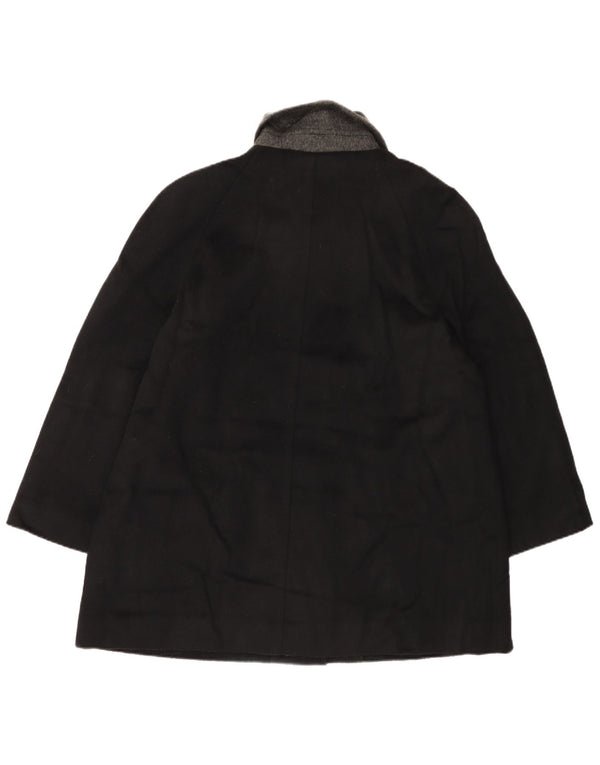 Sobretudo feminino LONDON FOG US 18 2XL lã preta