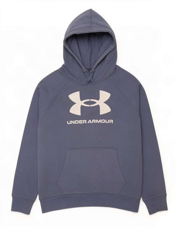 Under Armour Mens Graphic Hoodie Jumper Médio Algodão Azul