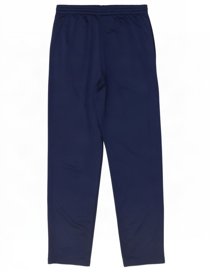 Calça de treino masculina Diadora grande poliéster azul marinho
